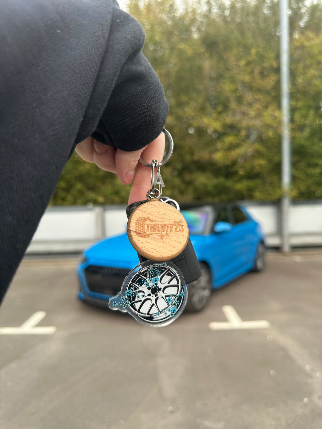 Twenty25Clothing Flower Keyring