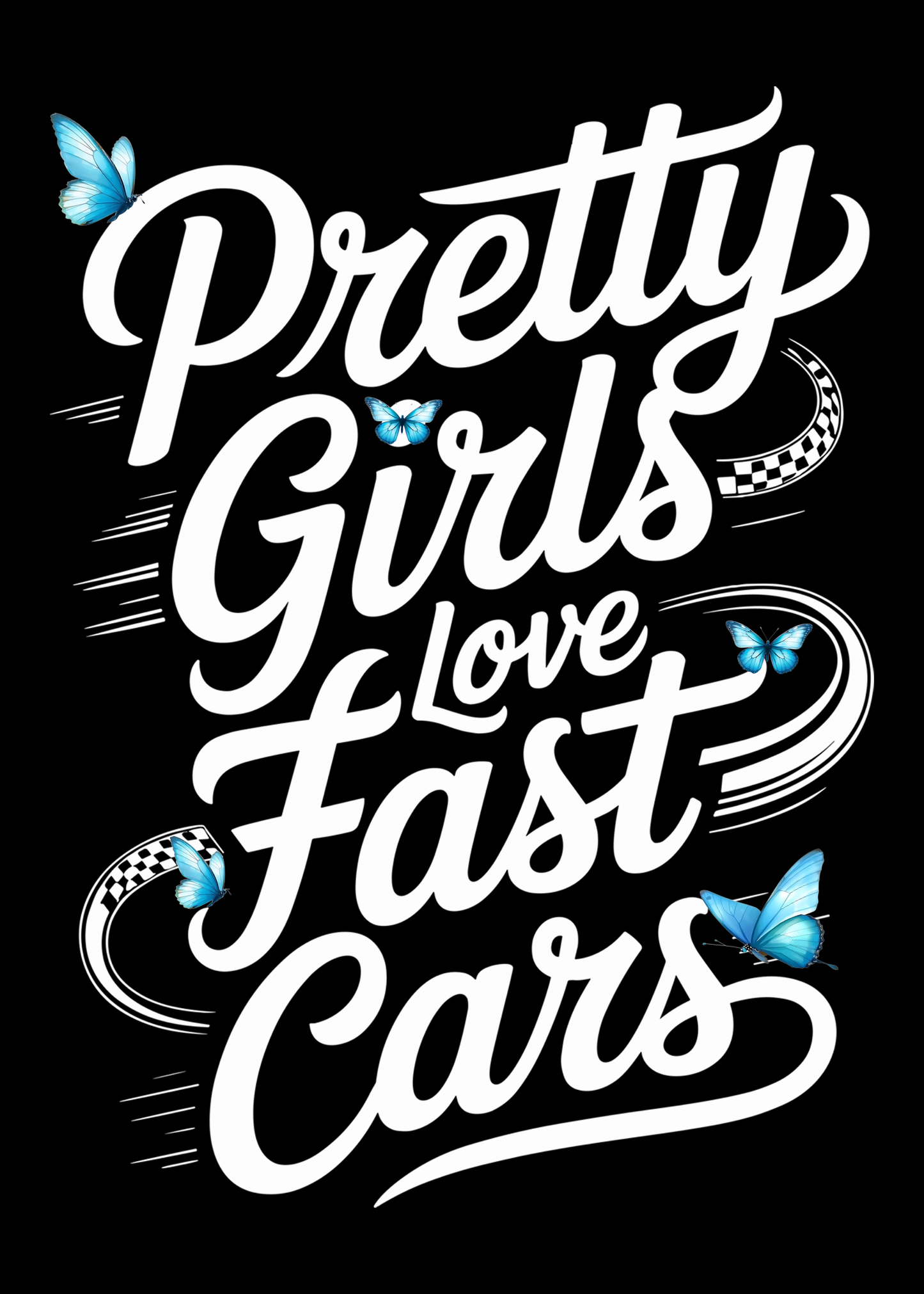 Pretty Girls Love Fast Cars Snow Angel Edition air freshener