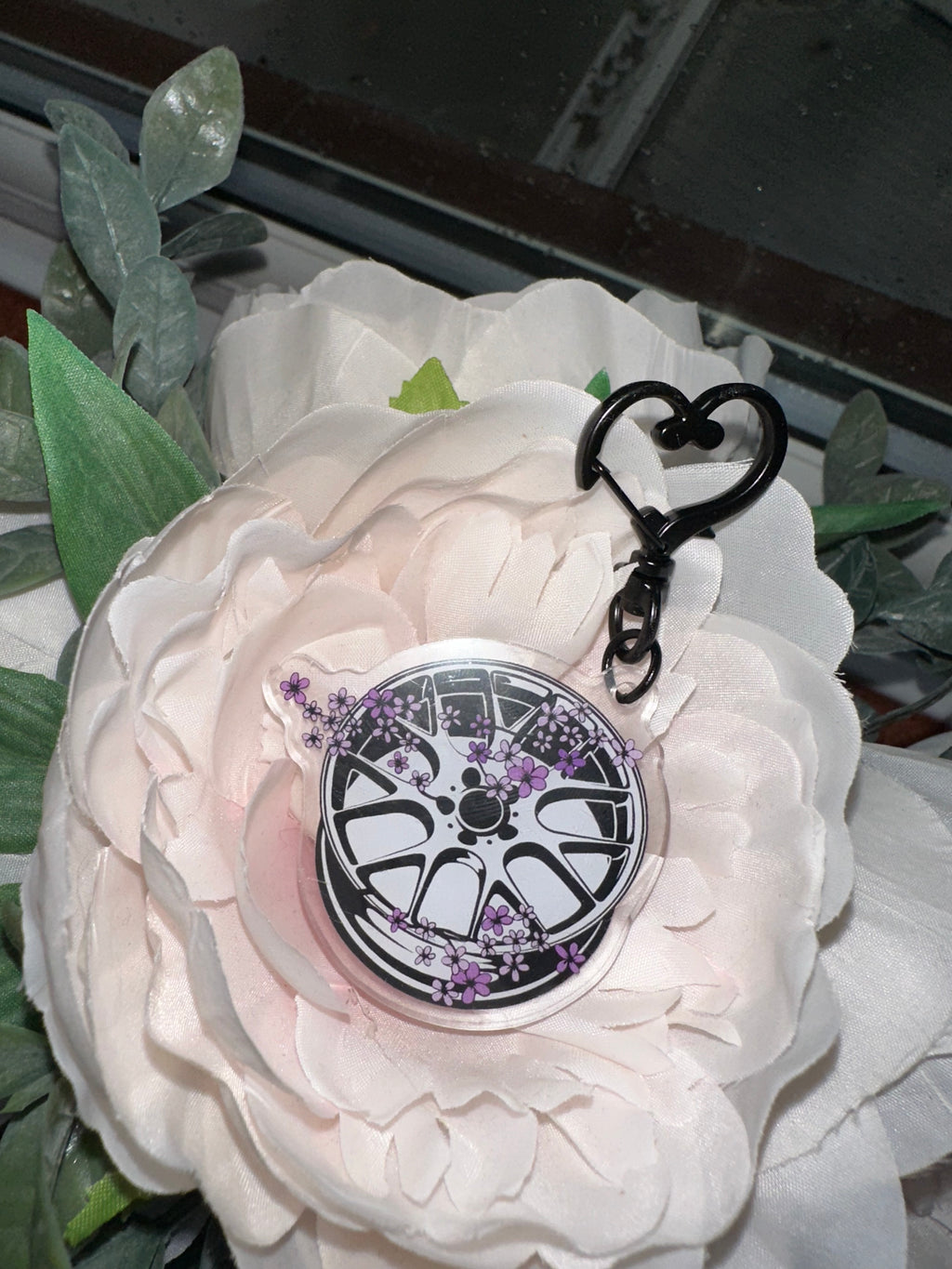 Twenty25Clothing Flower Keyring