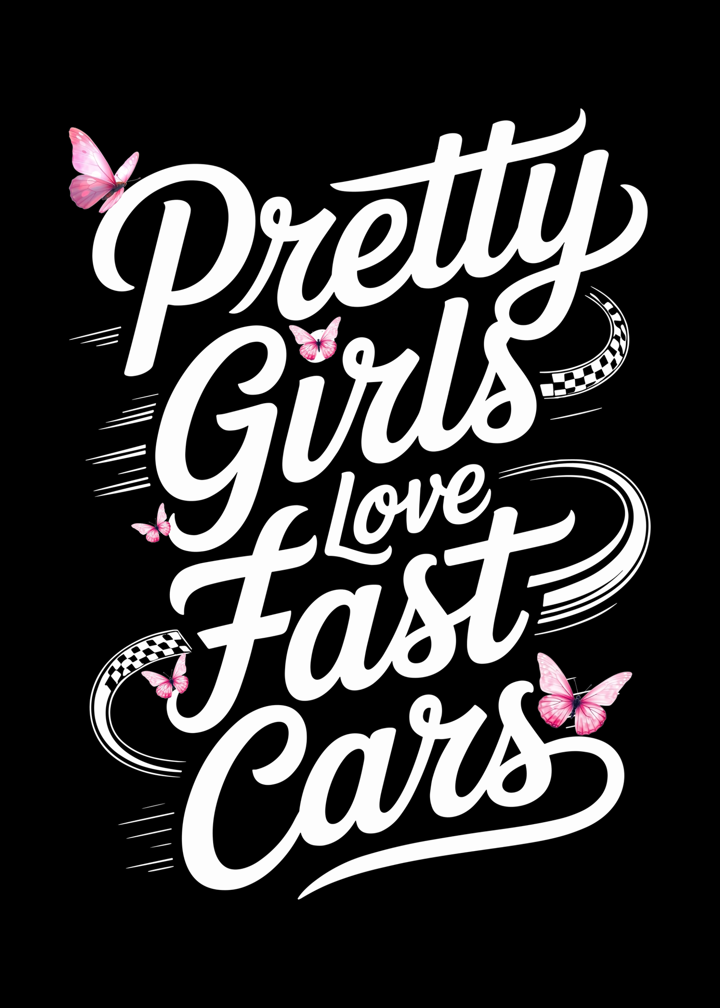 Pretty Girls Love Fast Cars Snow Angel Edition air freshener