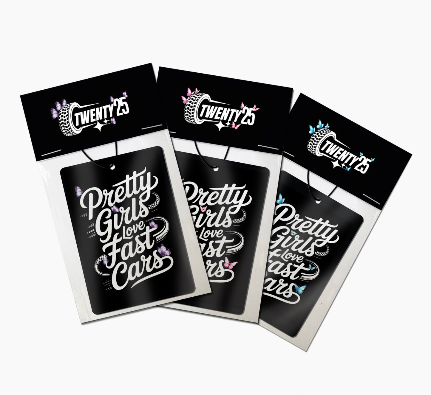 Pretty Girls Love Fast Cars Snow Angel Edition air freshener