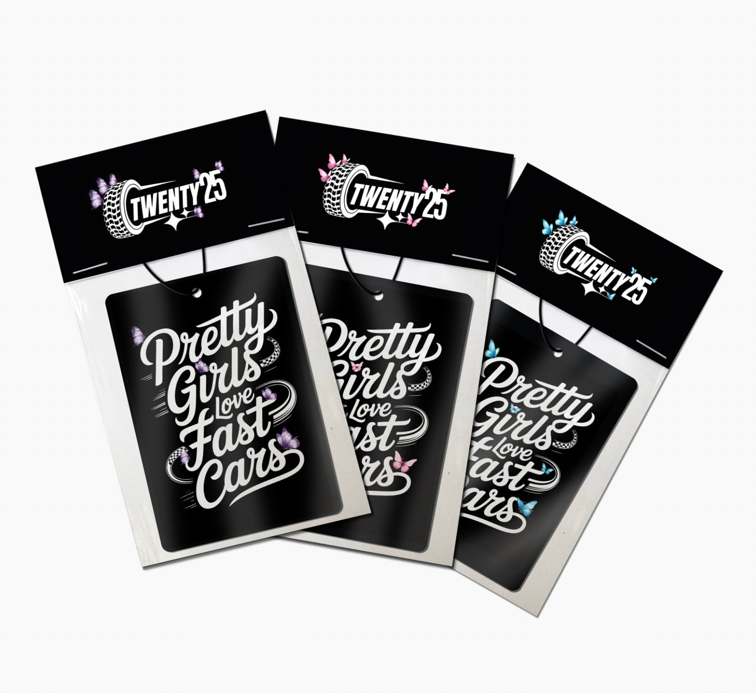Pretty Girls Love Fast Cars Snow Angel Edition air freshener