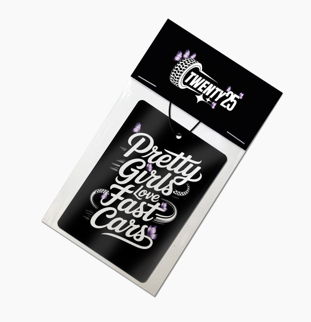 Pretty Girls Love Fast Cars Snow Angel Edition air freshener