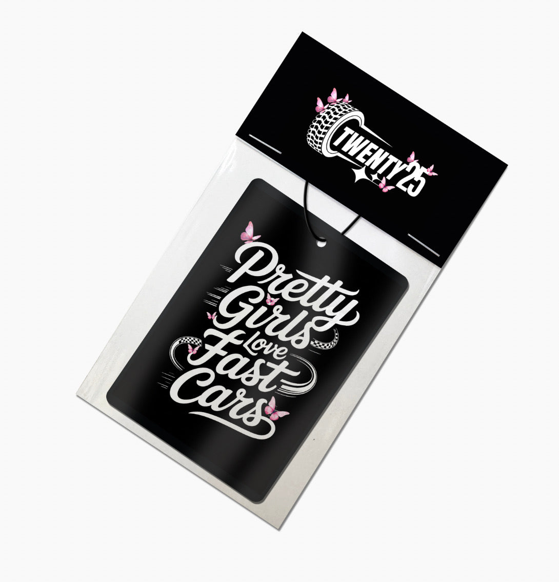 Pretty Girls Love Fast Cars Snow Angel Edition air freshener