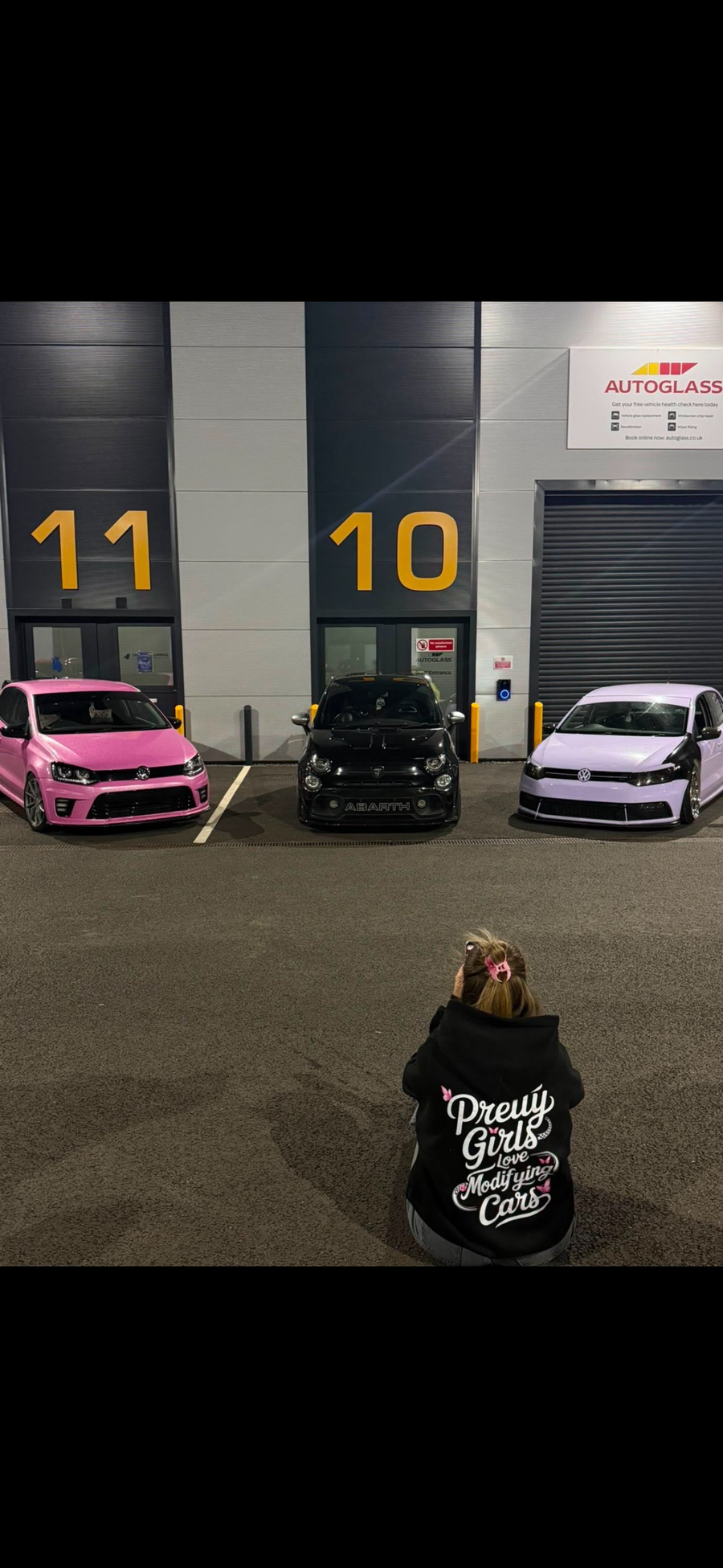 Pretty Girls Love Modifying Cars Hoodie
