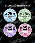 Tax Disc air Fresheners